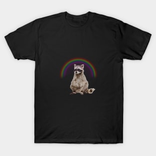 Rainbow Raccon T-Shirt